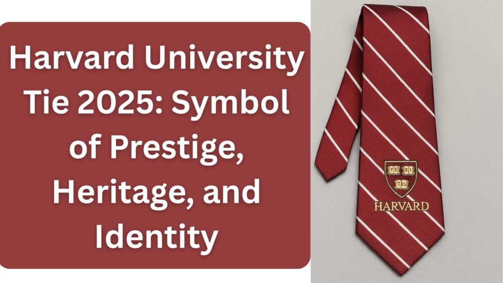 Harvard University Tie​ 2025: Symbol of Prestige, Heritage, and Identity