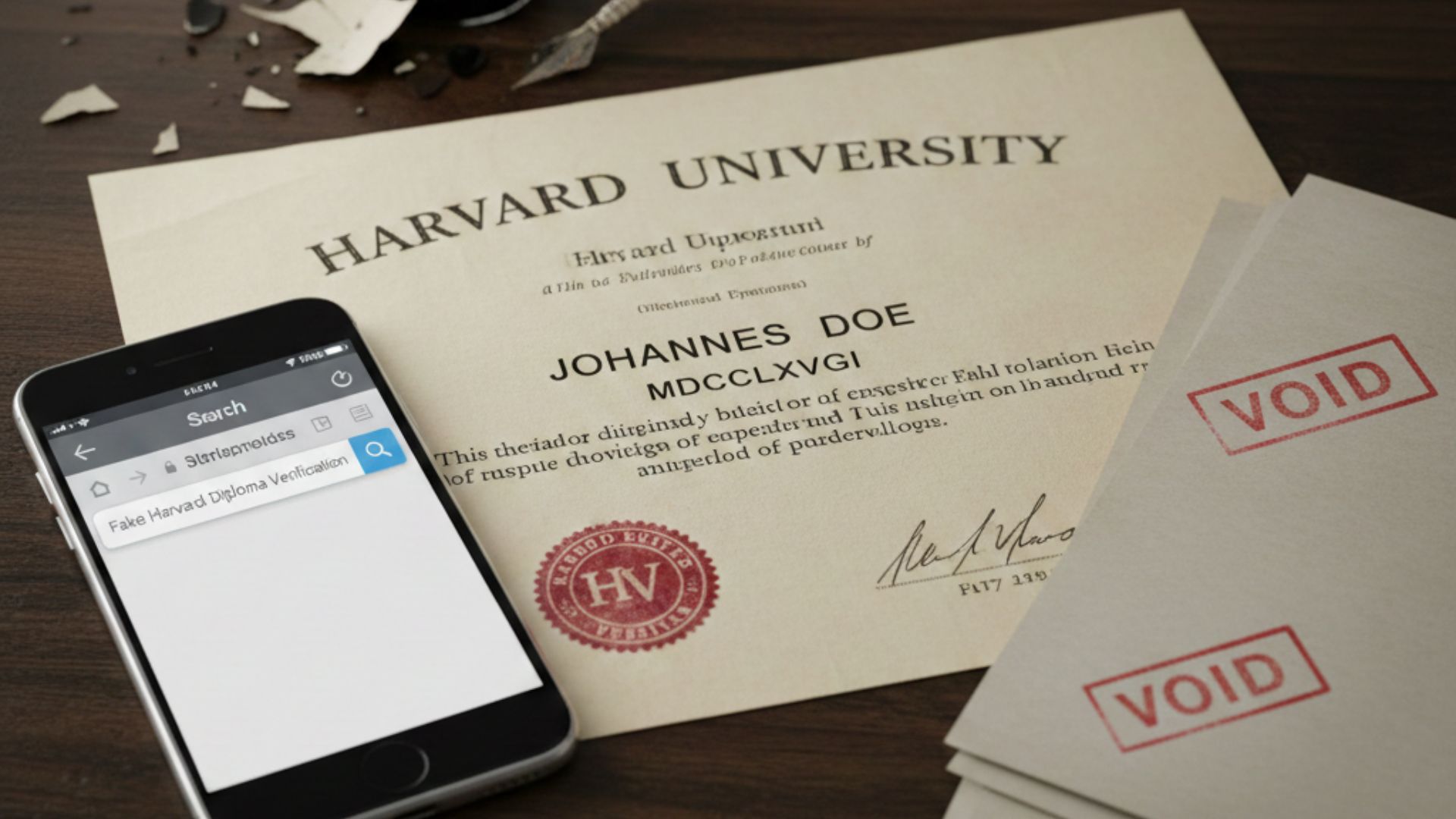 Fake Harvard Diploma: Complete Guide to Risks, Consequences, and Authentic Verification