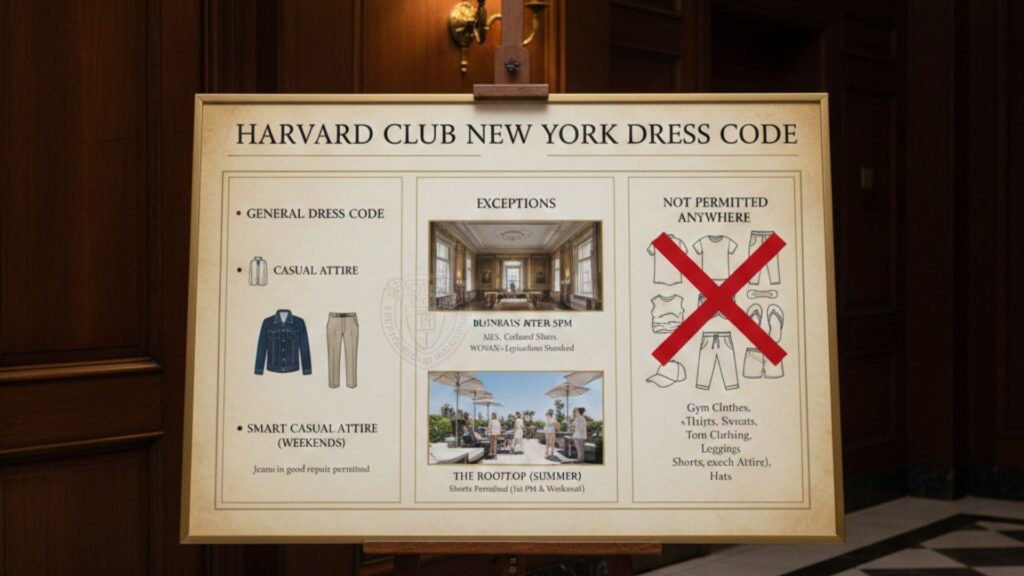 Harvard Club New York Dress Code: Complete Guide for Visitors and Members
