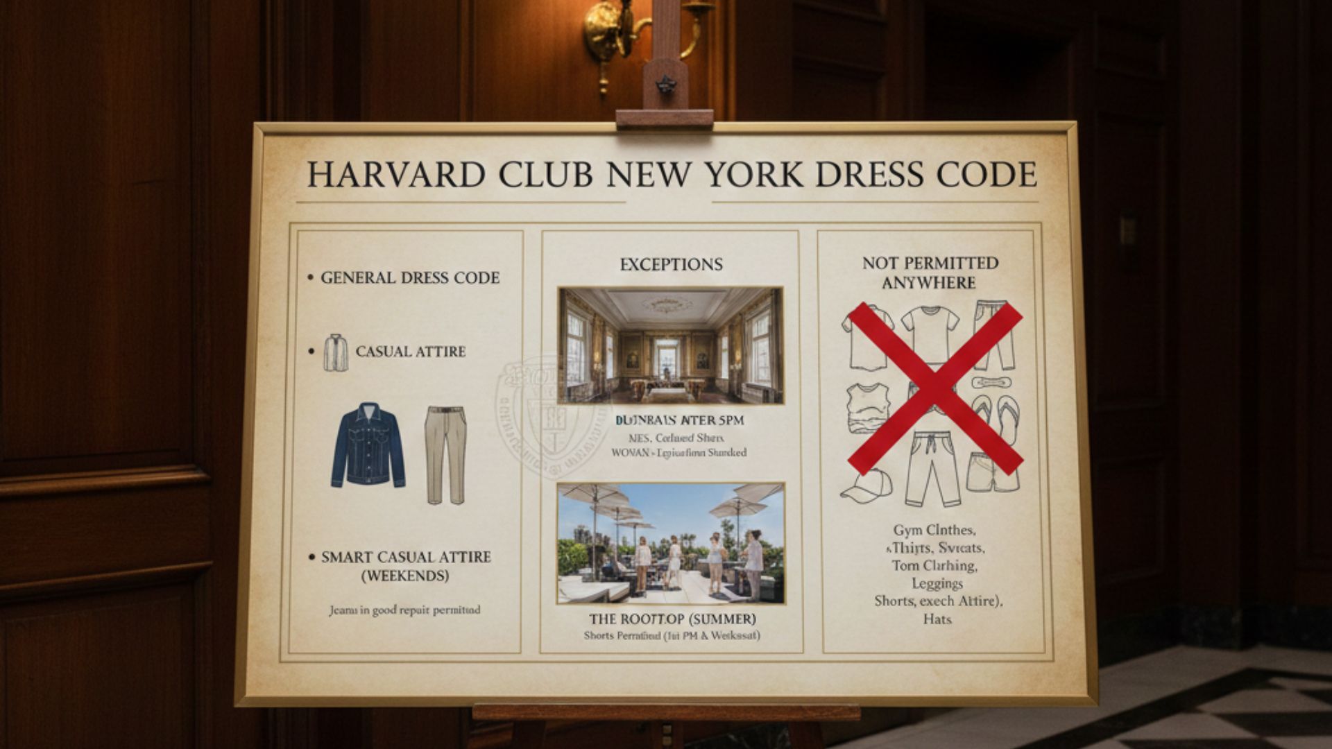 Harvard Club New York Dress Code: Complete Guide for Visitors and Members