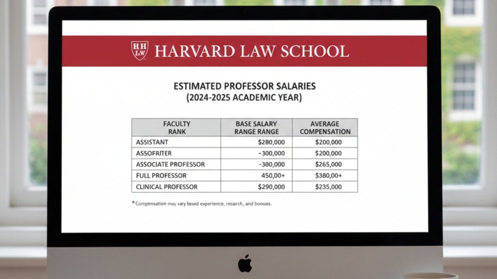 Harvard Law School Professor Salary​: A Complete Guide for Aspiring Academics